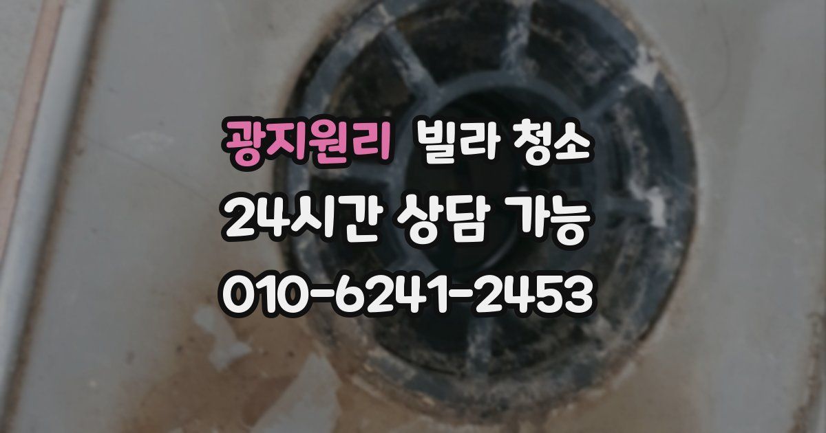 광지원리 빌라 청소