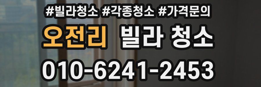 오전리 빌라 청소