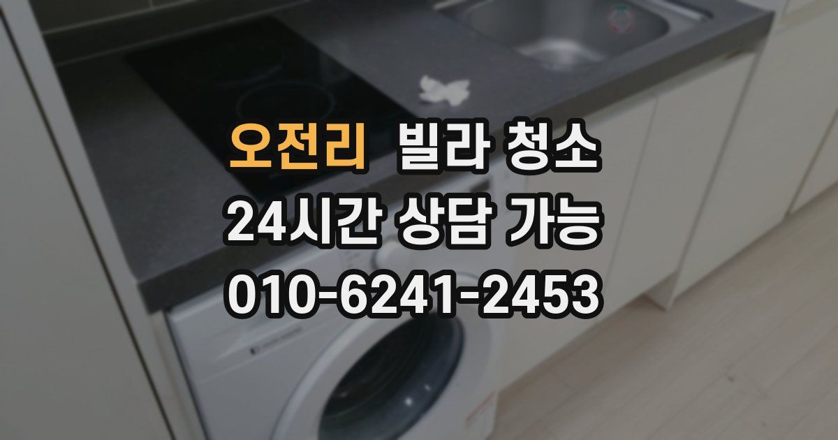 오전리 빌라 청소