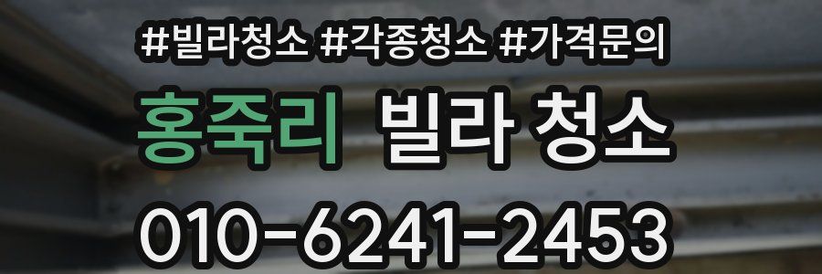 홍죽리 빌라 청소