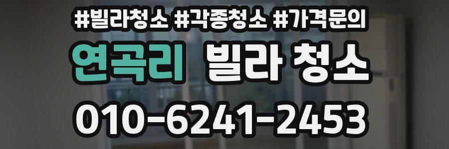 연곡리 빌라 청소