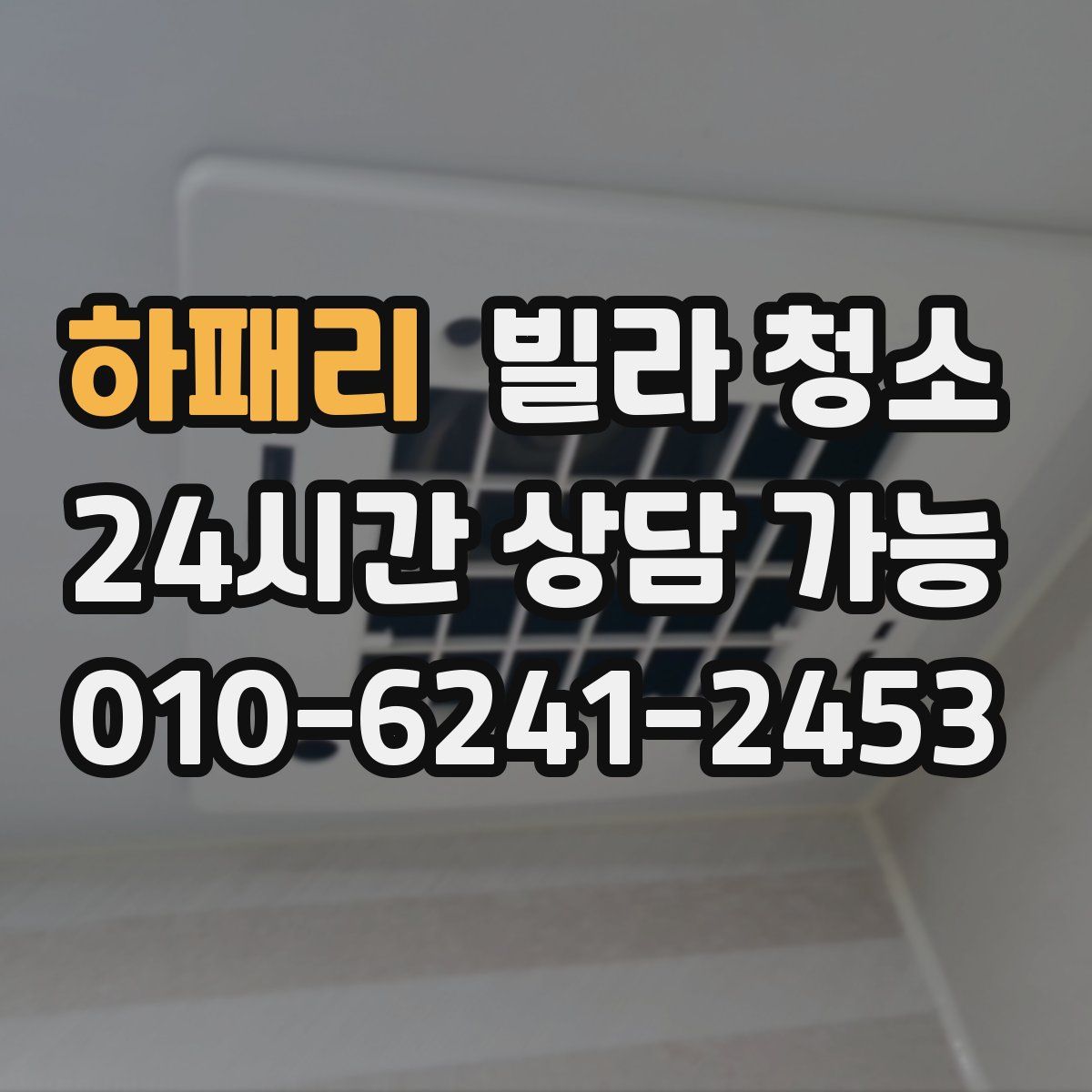 하패리 빌라 청소