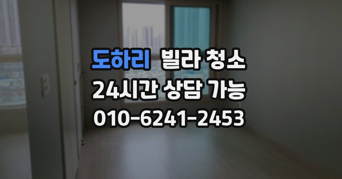 도하리 빌라 청소