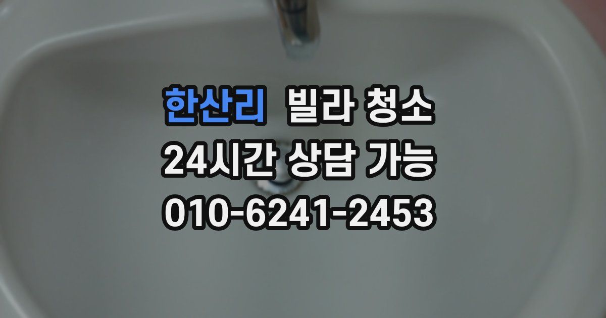 한산리 빌라 청소