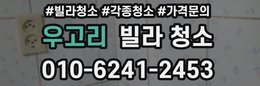 우고리 빌라 청소