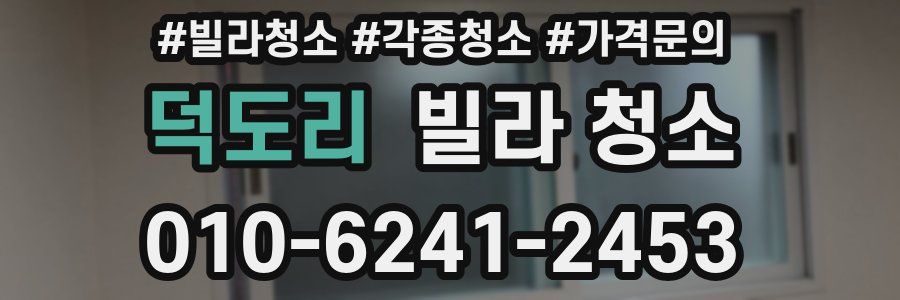 덕도리 빌라 청소