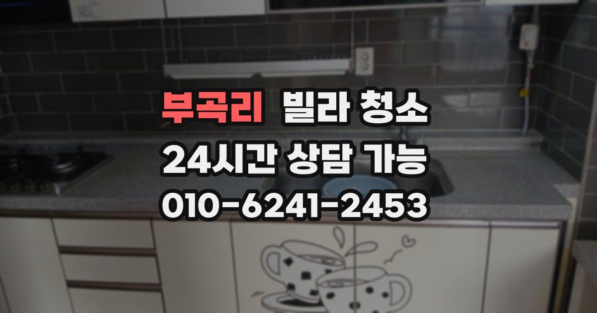 부곡리 빌라 청소