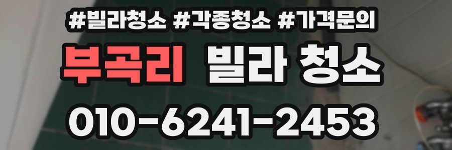부곡리 빌라 청소