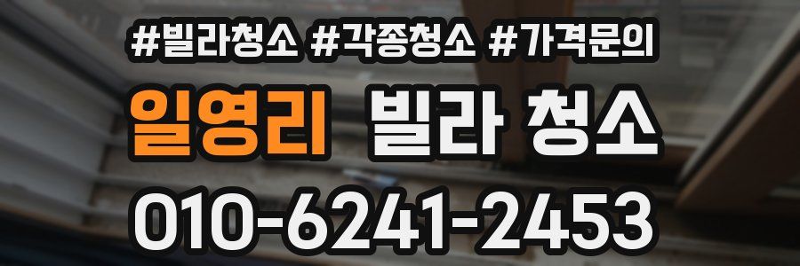 일영리 빌라 청소