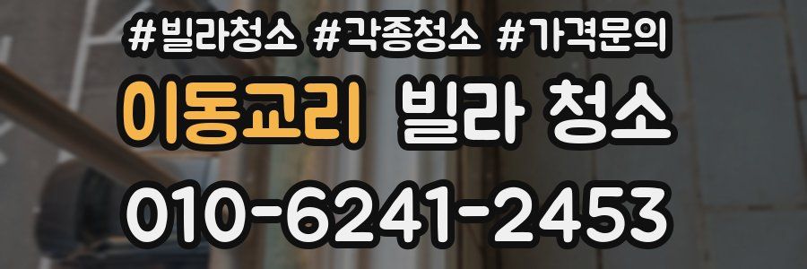 이동교리 빌라 청소