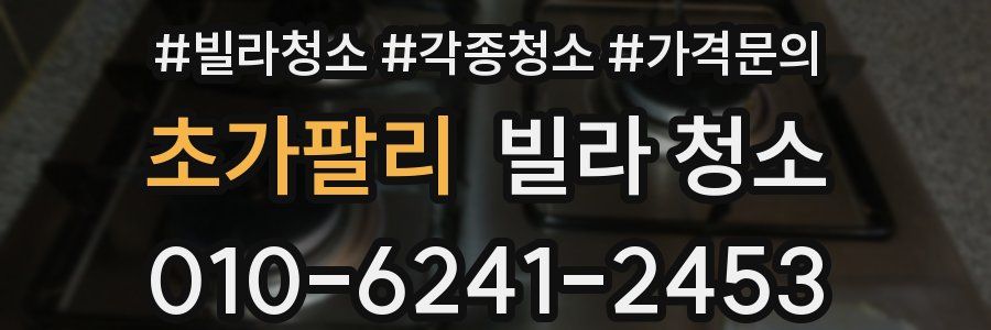 초가팔리 빌라 청소