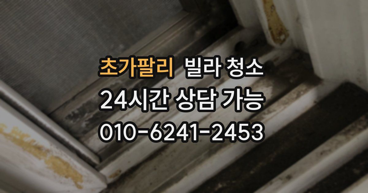 초가팔리 빌라 청소