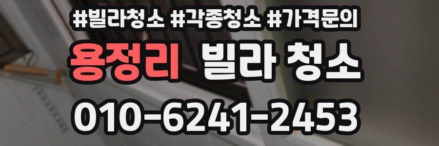 용정리 빌라 청소