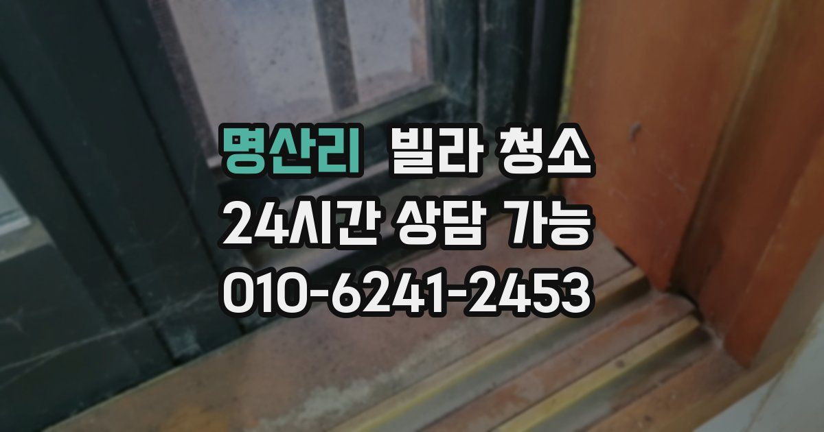 명산리 빌라 청소