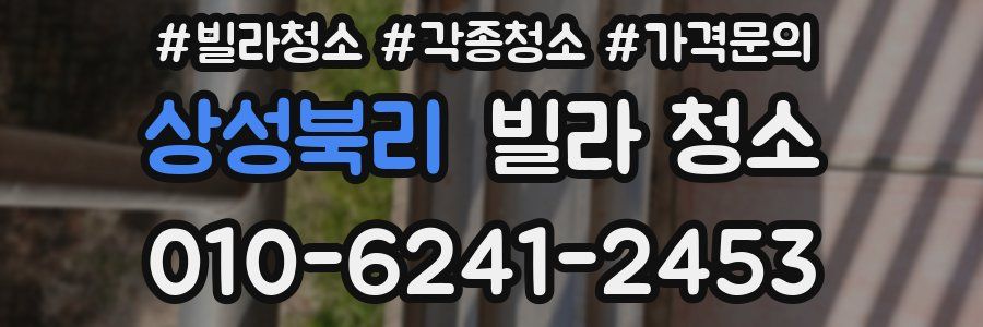 상성북리 빌라 청소