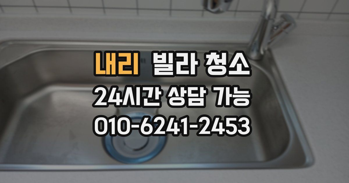 내리 빌라 청소