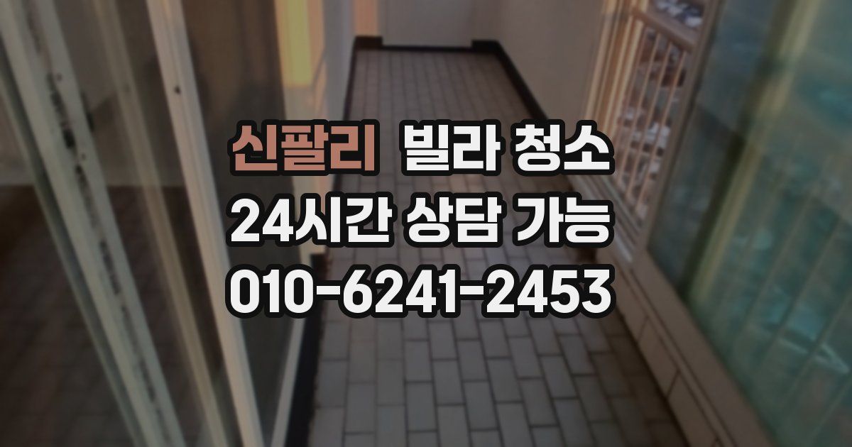 신팔리 빌라 청소