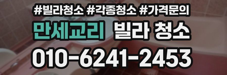 만세교리 빌라 청소