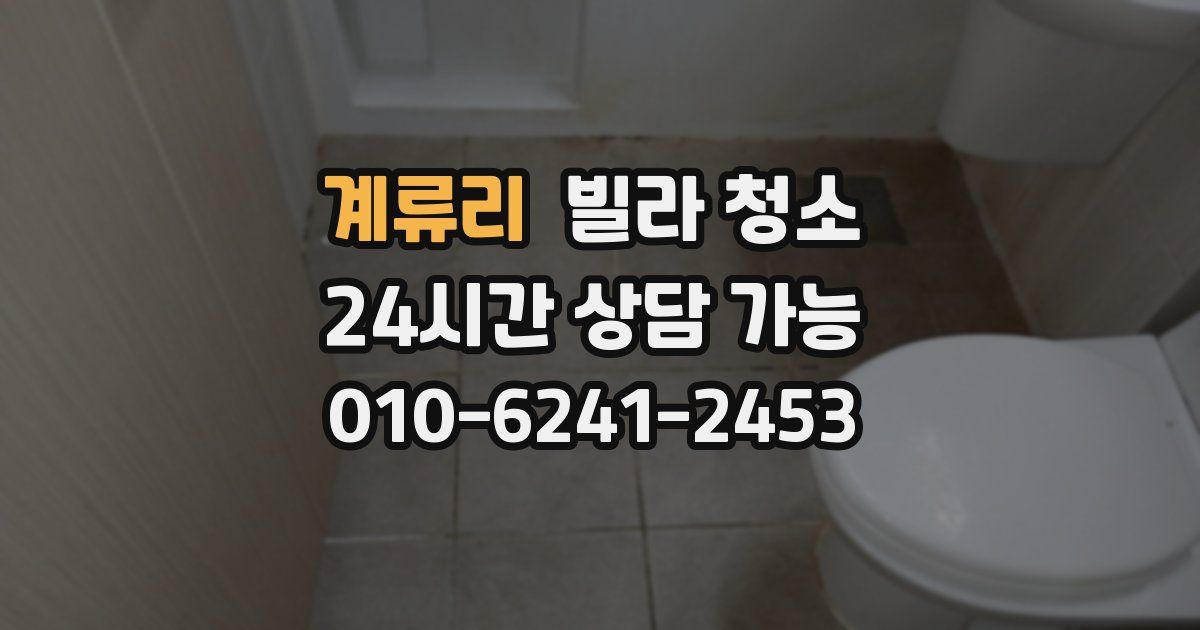 계류리 빌라 청소