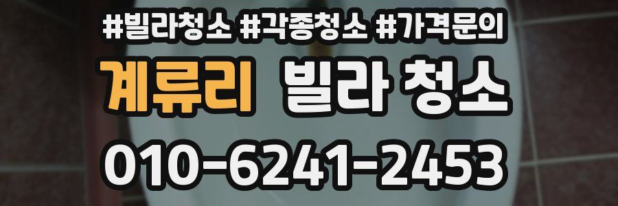계류리 빌라 청소
