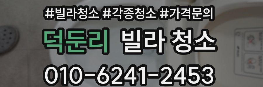 덕둔리 빌라 청소