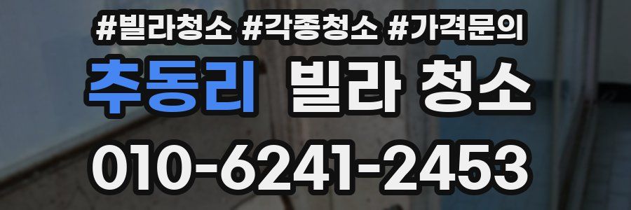 추동리 빌라 청소