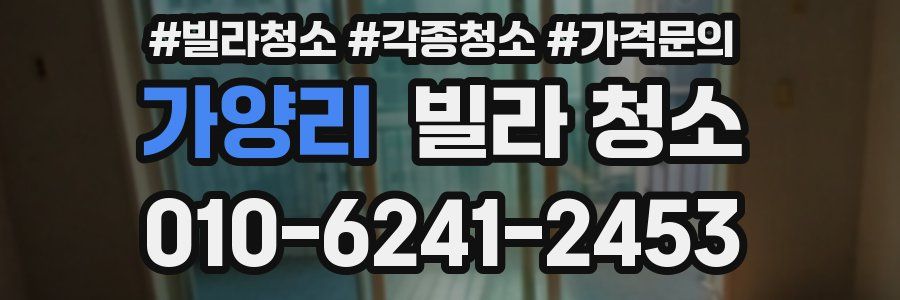 가양리 빌라 청소