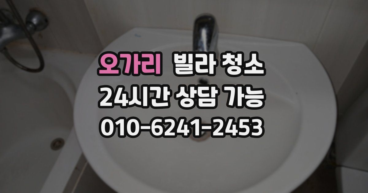 오가리 빌라 청소