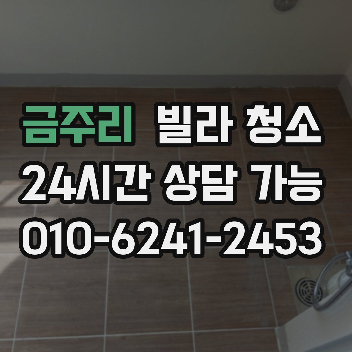 금주리 빌라 청소