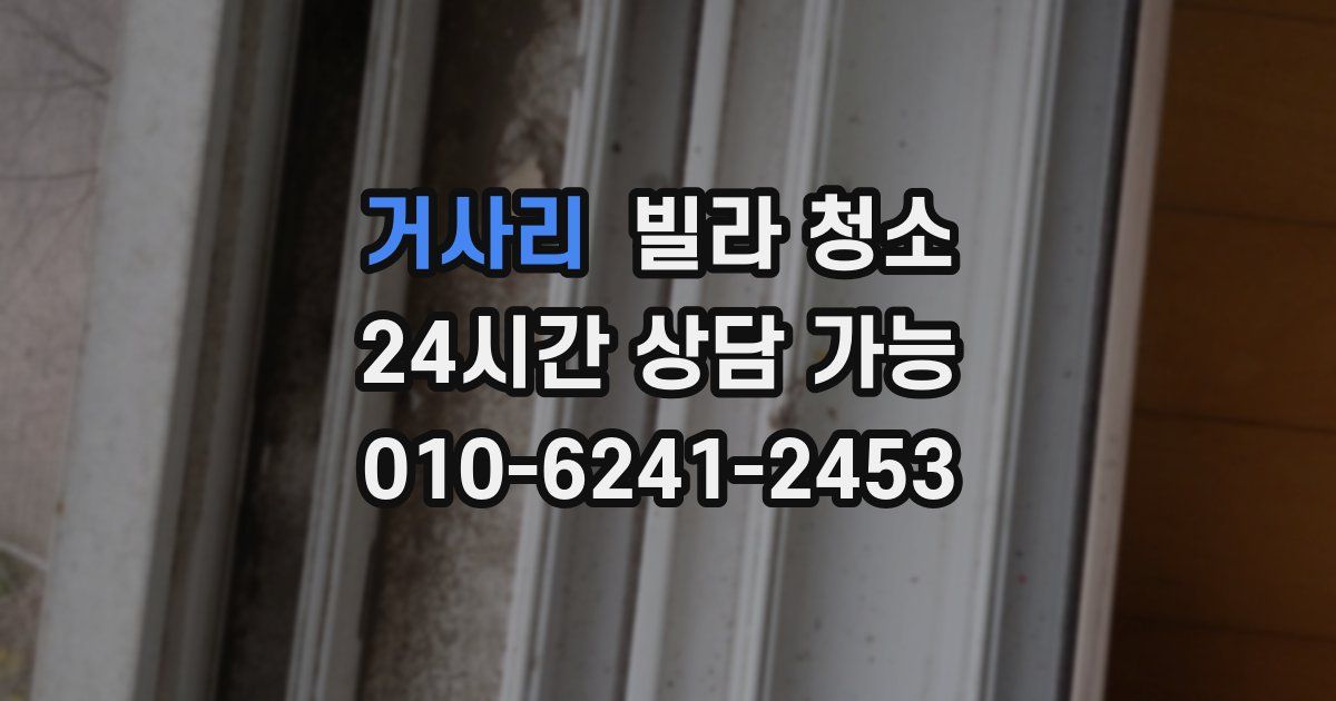 거사리 빌라 청소