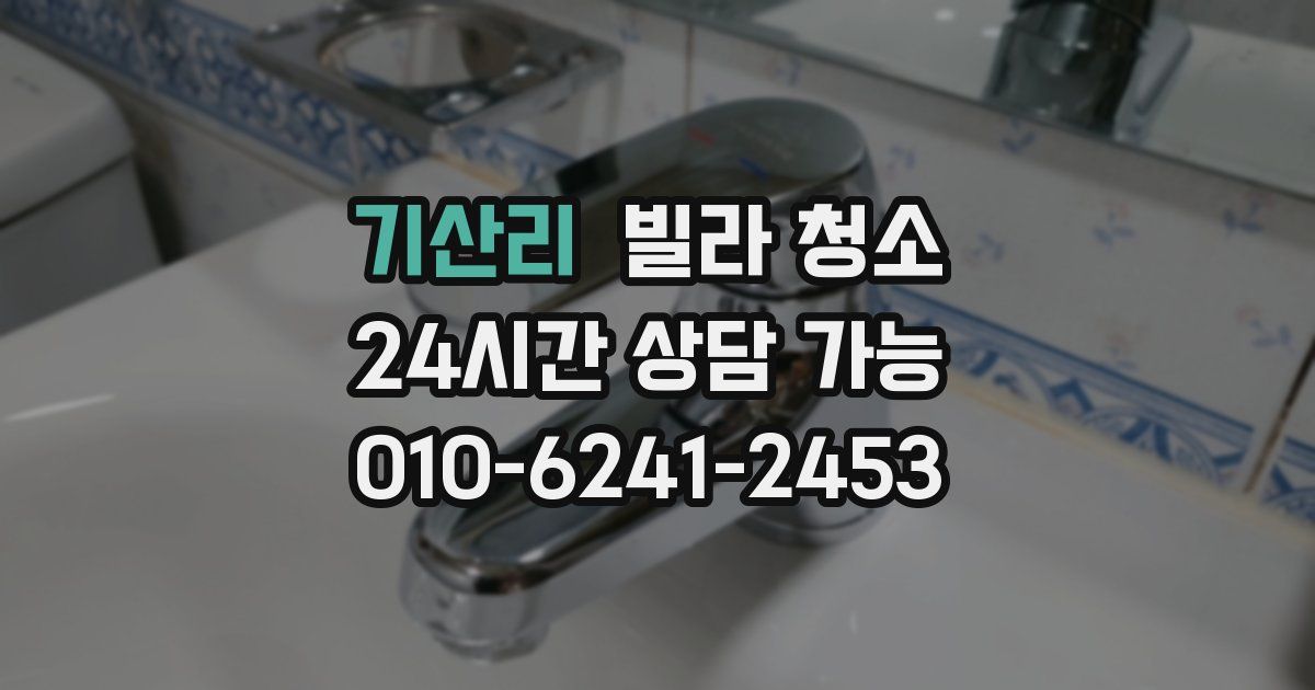 기산리 빌라 청소