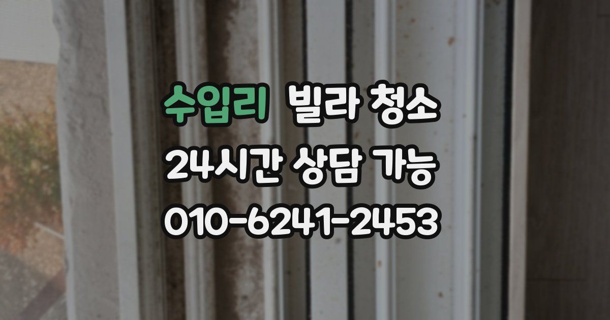 수입리 빌라 청소