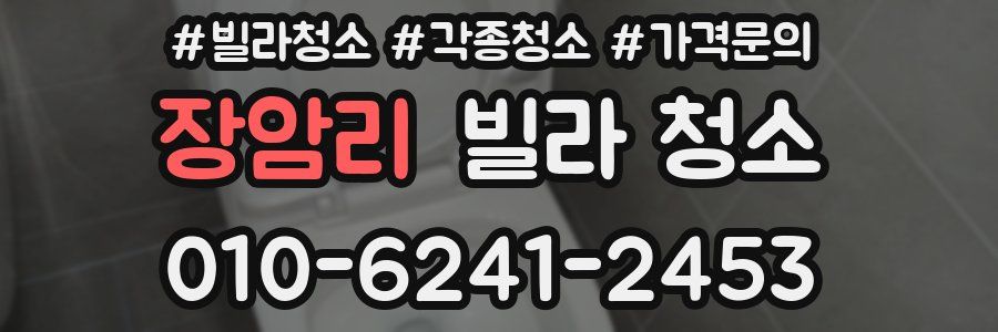 장암리 빌라 청소