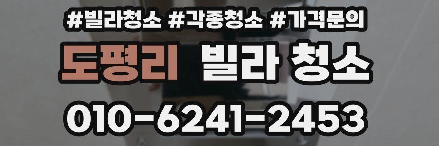 도평리 빌라 청소