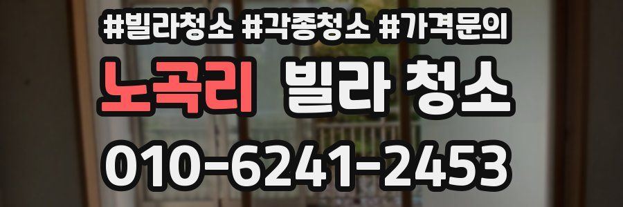 노곡리 빌라 청소