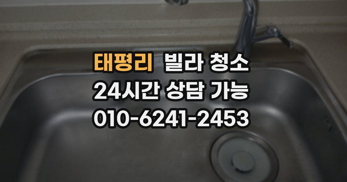 태평리 빌라 청소