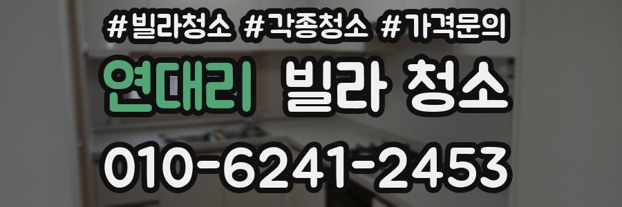 연대리 빌라 청소