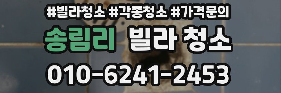 송림리 빌라 청소