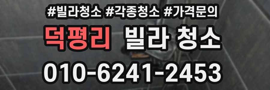 덕평리 빌라 청소