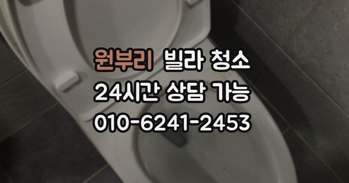 원부리 빌라 청소