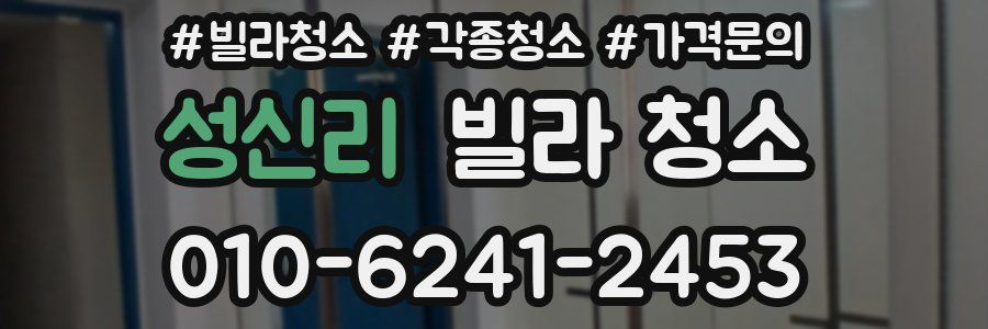 성신리 빌라 청소