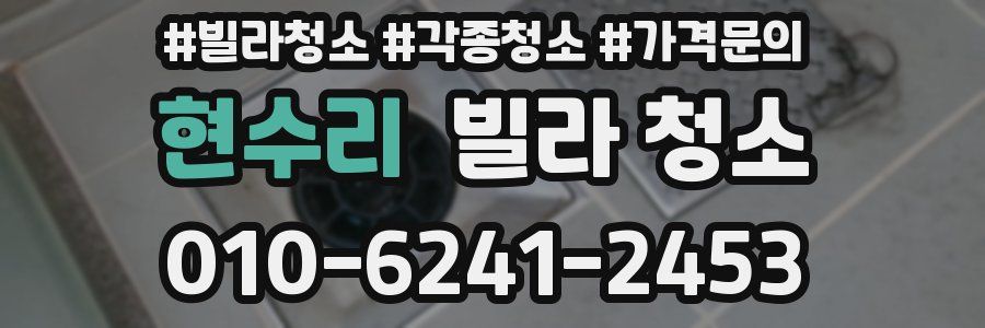 현수리 빌라 청소