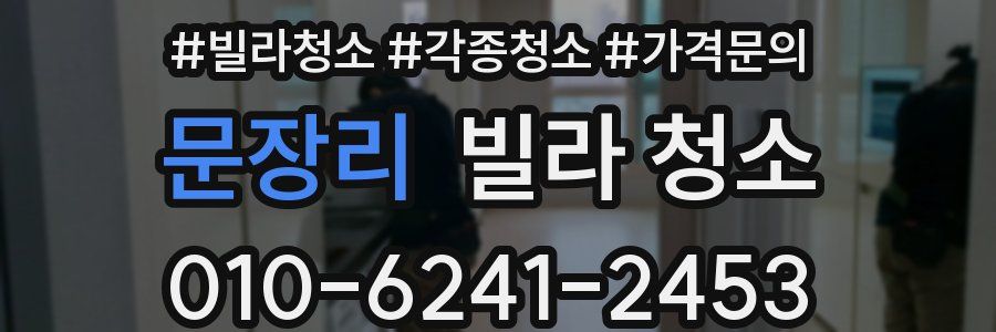 문장리 빌라 청소