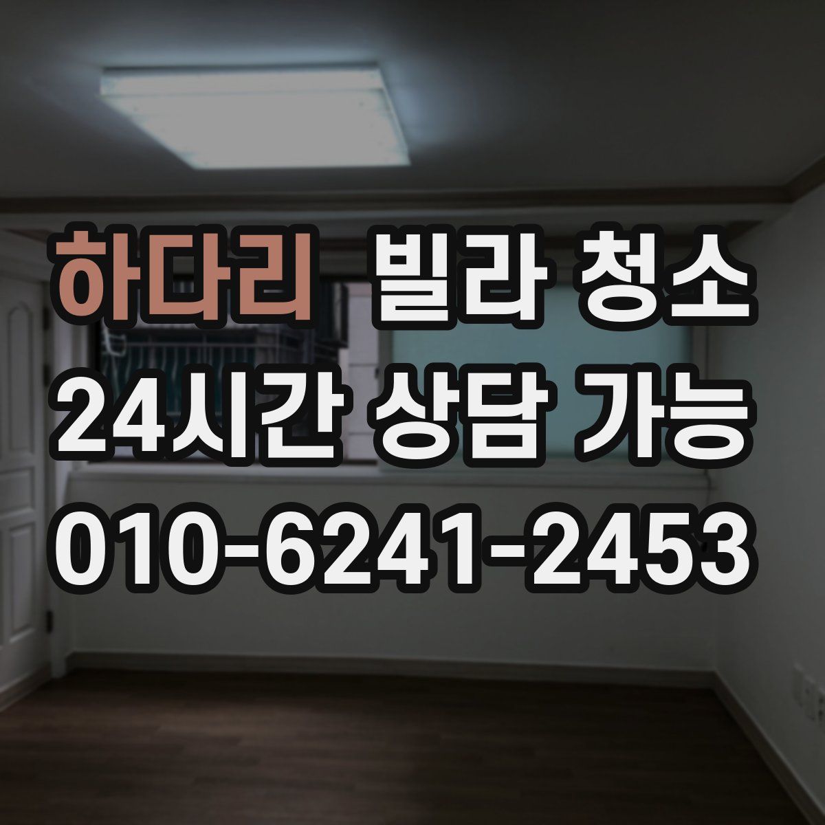 하다리 빌라 청소