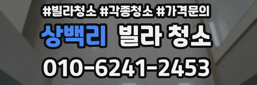 상백리 빌라 청소