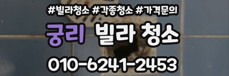 궁리 빌라 청소