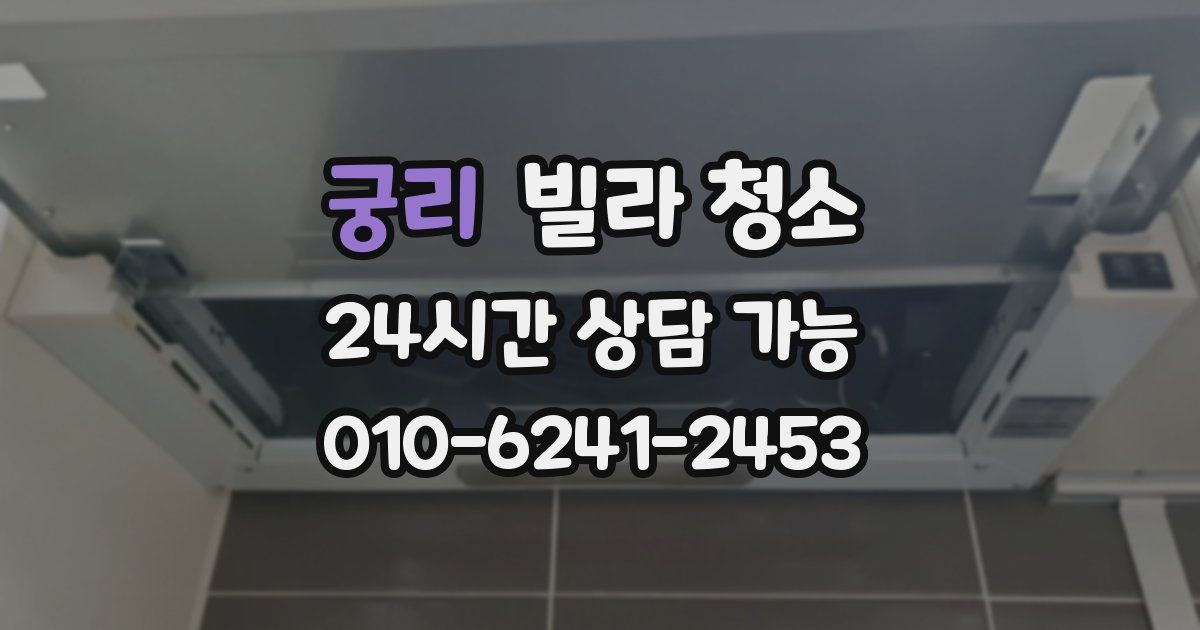 궁리 빌라 청소