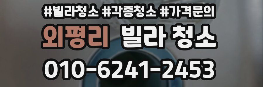 외평리 빌라 청소