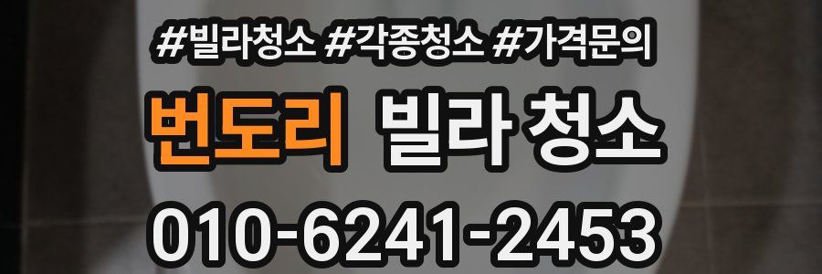 번도리 빌라 청소