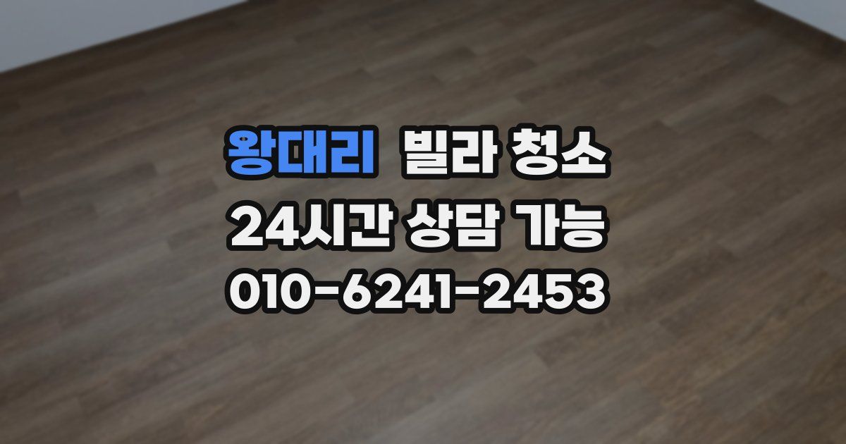 왕대리 빌라 청소